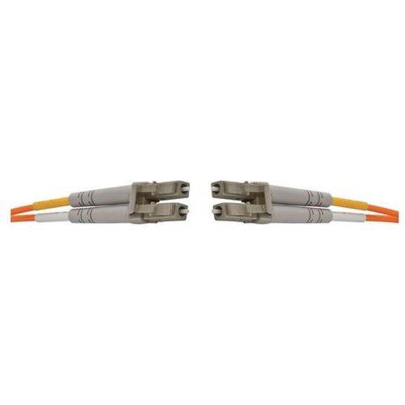 HUBBELL PREMISE WIRING DFPCLCLCC2MM Fiber Optic Patch Cord,Orange,6.56 ft.