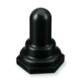 thumbnail image 1 of HUBBELL WIRING DEVICE-KELLEMS MSB1 Toggle Switch Boot, Black, Rubber, 1 of 2