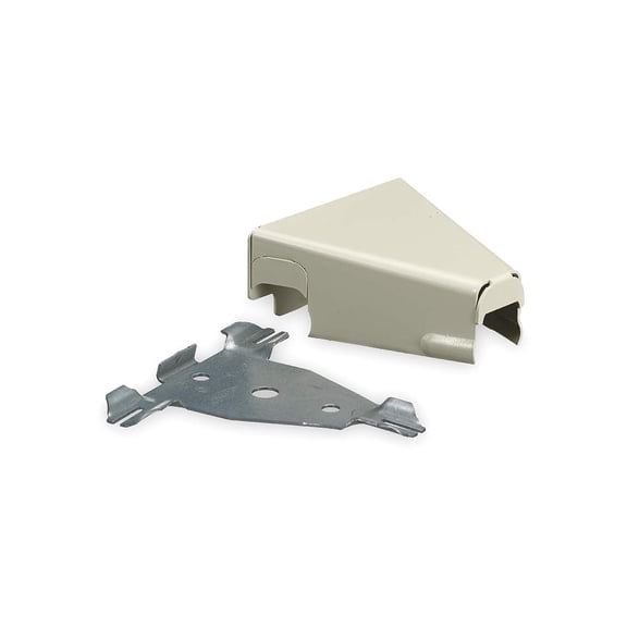 Hubbell Wiring Device-kellems Steel Tee For Use With 500 and 750 Raceways, Ivory