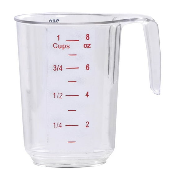 HUBERT 1 Cup Measuring Cup Clear Polycarbonate