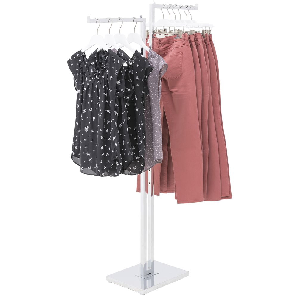 HUBERT 2 Way Clothing Rack - Walmart.com