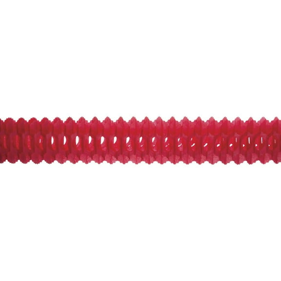 HUBERT Arch Garland Red Paper - 12'L