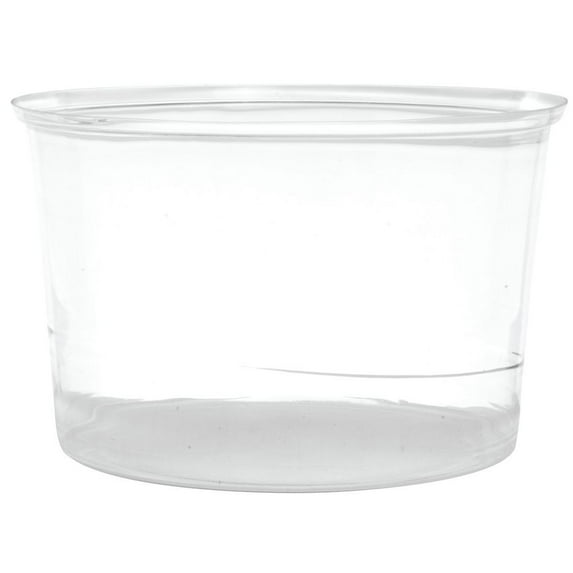 HUBERT® Beverage Display Tub Liner Clear Plastic - 13"Dia x 8 1/2"D