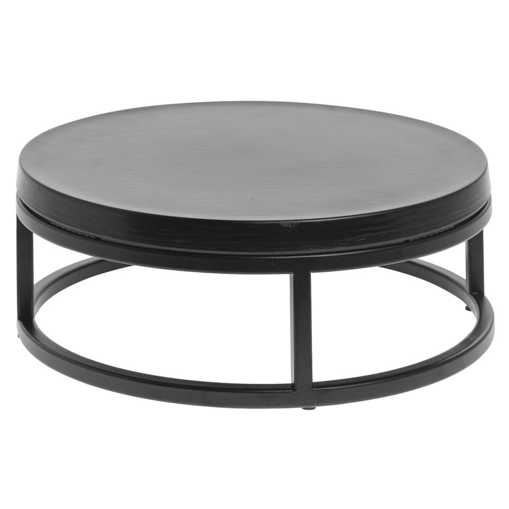 HUBERT® Black Display Riser with Black Top - 11 1/5