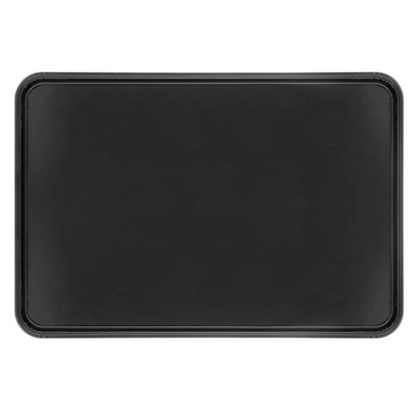 HUBERT Black Fiberglass Market Display Tray - 26" L x 18" W x 1" H