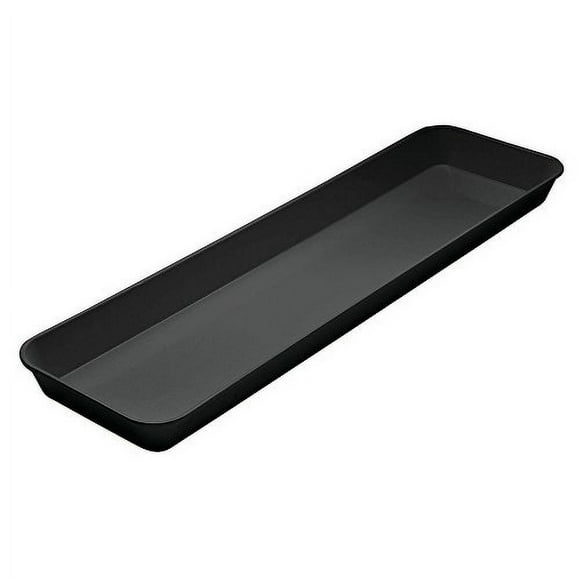 HUBERT Black Fiberglass Merchandising Tray - 30" L x 8 3/4" W x 2" H