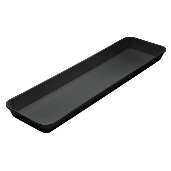 HUBERT Black Fiberglass Merchandising Tray - 30" L x 8 3/4" W x 2" H