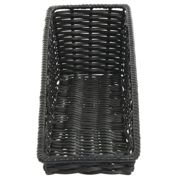 HUBERT® Black Tapered Storage Basket - 7 1/2"L x 24"D x 1 1/2" to 7"H
