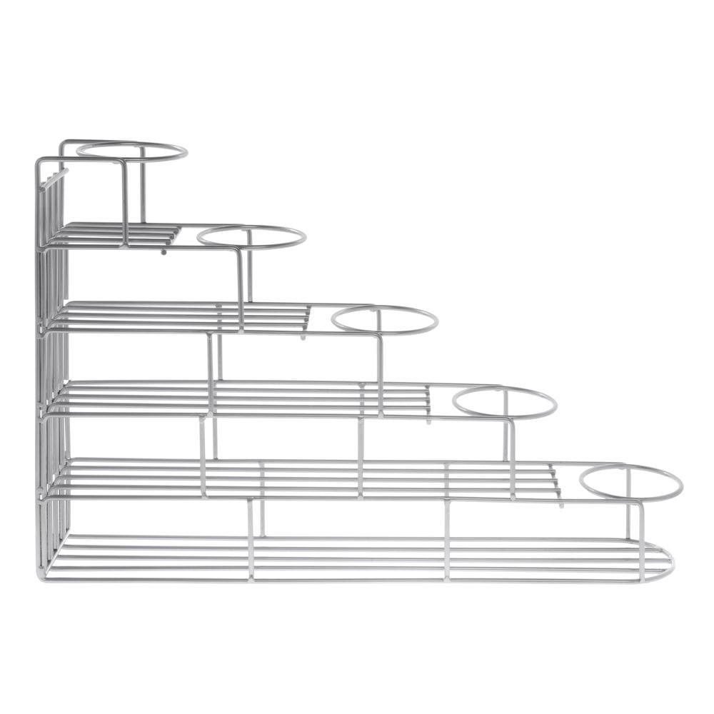 HUBERT Buffet Bottle Holder 5Step Silver Metal Wire Bottle Holder 22