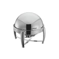 thumbnail image 1 of HUBERT® Chafer with Roll Top Round 6 Quart Stainless Steel- 20 1/4 L x 19" W x 18 1/2 H, 1 of 3