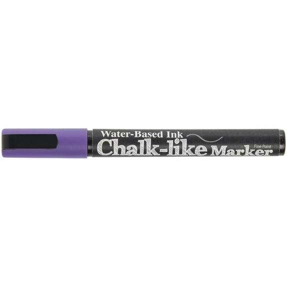 HUBERT® Chalk-Like Marker Purple Fine Point