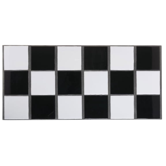 HUBERT Checkered Extra-Long HotTiles - 28 1/4"L x 13 1/10"W