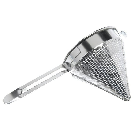 HUBERT China Cap Strainer Coarse Stainless Steel - 8"Dia