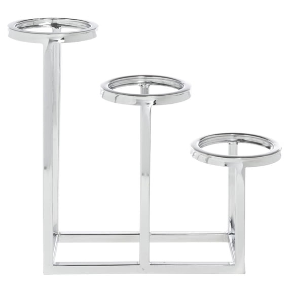 HUBERT® Chrome 3-Tier Flatware Cylinder Holder