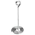 thumbnail image 1 of HUBERT® Chrome Countertop Sign Holder with Spiral Base - 5"H, 1 of 5