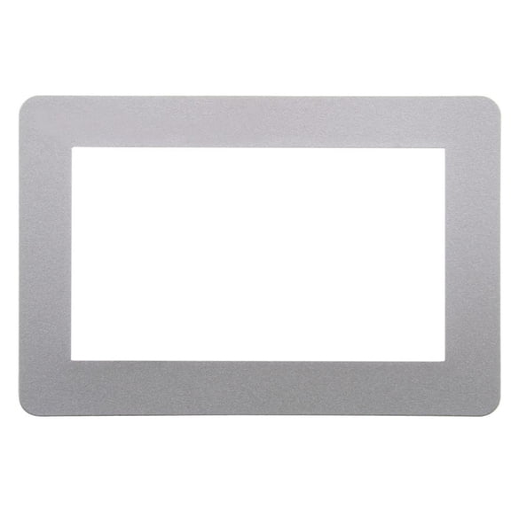 HUBERT Cling-On Sign Holders with Silver Border,2" x 3.5"L, Pack of 10