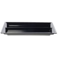 thumbnail image 1 of HUBERT Cold Food Bar Pan Full Size Divided Black Melamine - 21 1/2 L x 13" W x 2" H, 1 of 5