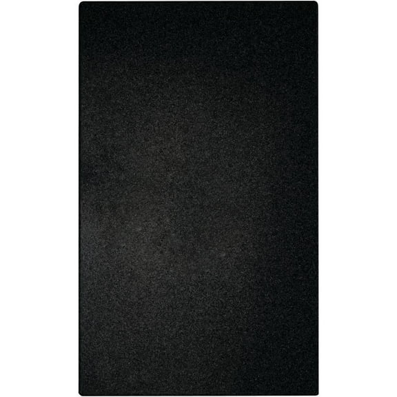 HUBERT Cold Food Bar Tile Full Size Black Melamine - 21"L x 12 3/4"W