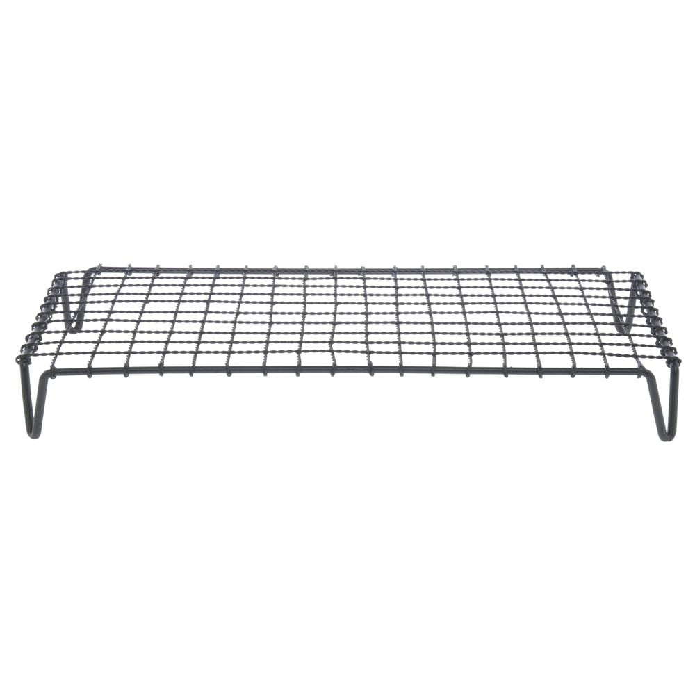HUBERT Display Riser with Grates Rectangular Black Powder Coated Iron ...