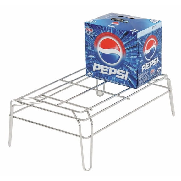 HUBERT Endcap Aisle Display Fixture Silver Wire - 24" L x 14" W x 8" H