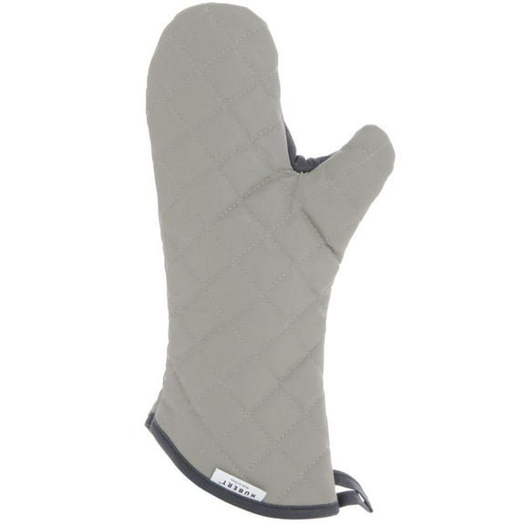HUBERT Flame-Retardant Oven Mitt Khaki Cotton - 17" L
