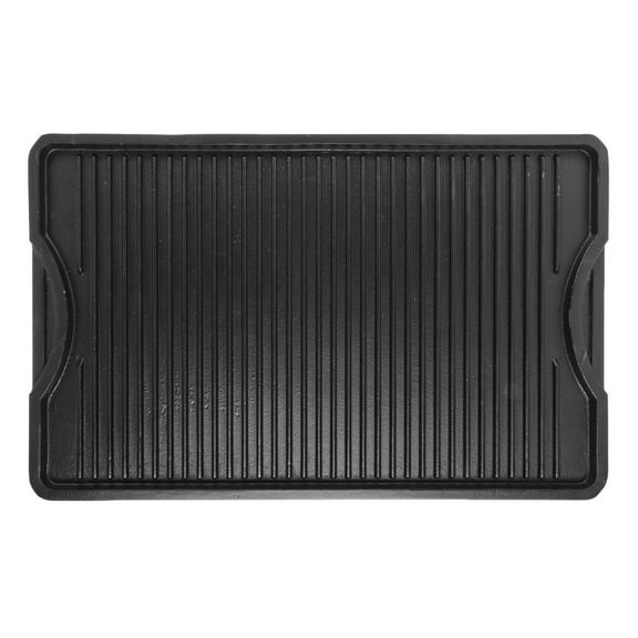 HUBERT® Food Bar Griddle Tile Black Cast Aluminum - 22"L x 13"W x 3/4"H