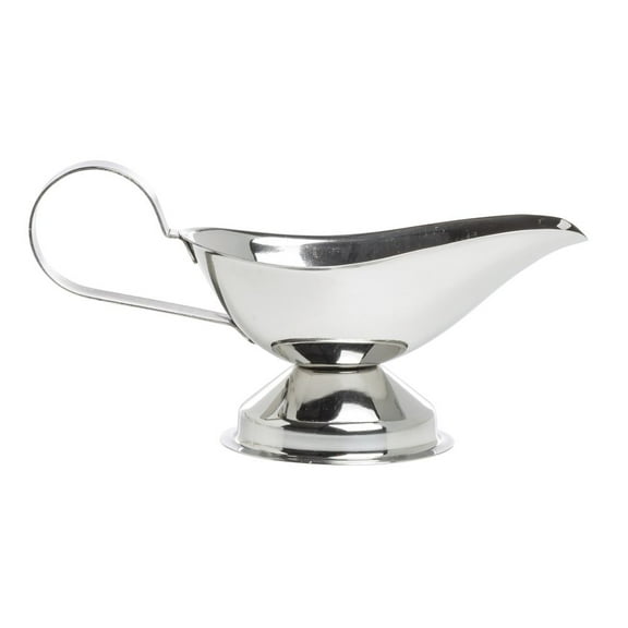 HUBERT Footed Gravy Boat Stainless Steel 5 oz