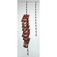 thumbnail image 1 of HUBERT Hanging Potato Chip Rack with 12 Clips, Black Metal - 31"L, 1 of 3