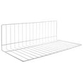 thumbnail image 1 of HUBERT® L Shape White Wire Shelf Divider - 24"L with 12" and 8" Sides, 1 of 5