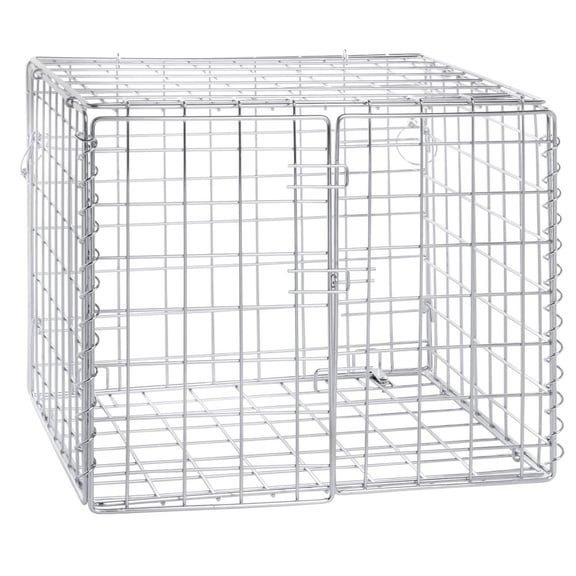 HUBERT Lockable Security Cage Chrome Wire - 18"L x 24"W x 15"H