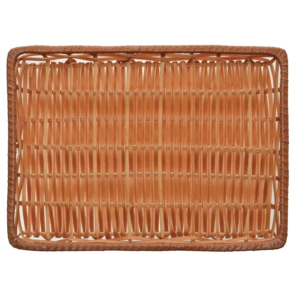 HUBERT® Natural Colored Basket - 13"L x 18"W x 1"H
