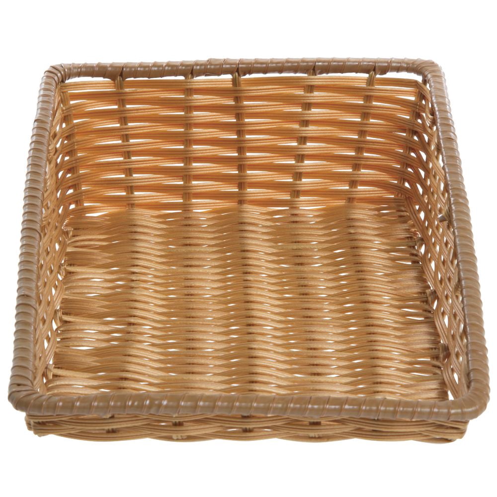 HUBERT® Natural Tapered Produce Basket - 11 1/2"L x 18"D x 1 1/2" to 5"H