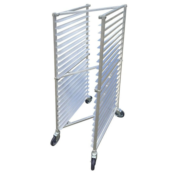 HUBERT Nesting Bun Pan Z-Rack for 20 Pans Aluminum 20 1/4"L x 26"W x 70 1/2"H