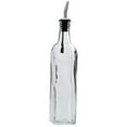 thumbnail image 1 of HUBERT® Olive Oil Bottle with Stainless Steel Pourer16 oz Clear Glass, 1 of 3