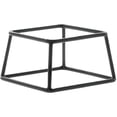 thumbnail image 1 of HUBERT® Pedestal Display Riser Square Black Rubber-Coated Steel - 7"L x 6"W x 4"H, 1 of 3