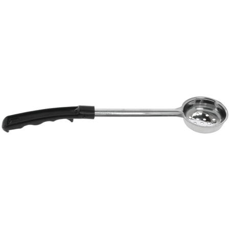 HUBERT Perforated Portion Control Server 2 oz Stainless Steel with Black Plastic Handle