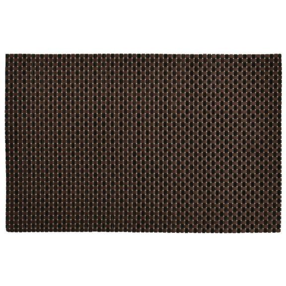 HUBERT® Placemat Woven Copper Vinyl - 11 4/5 W x 17 3/4 L 12 Per Case