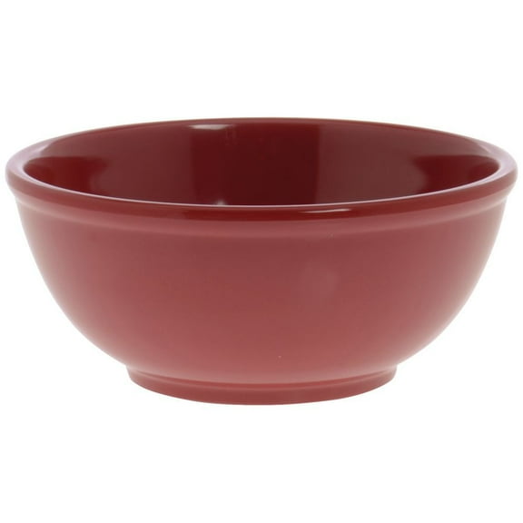 HUBERT® Plastic Serving Bowl Melamine Bowls Cranberry Dishwasher Safe 8" Dia