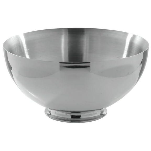 HUBERT Punch Bowl 7 Liter Capacity Double Wall Design 17" Diameter Stainless Steel