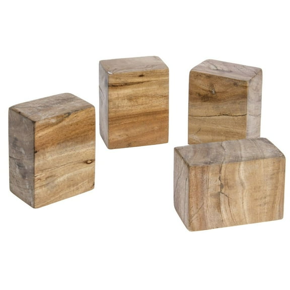 HUBERT Reclaimed Wood Riser Support-2"L x 4"W x 3"H