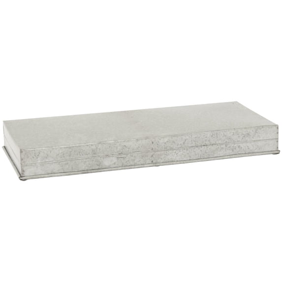 Rectangular Metal Risers HUBERT® Rectangular Galvanized Metal Display Riser - 14 1/8