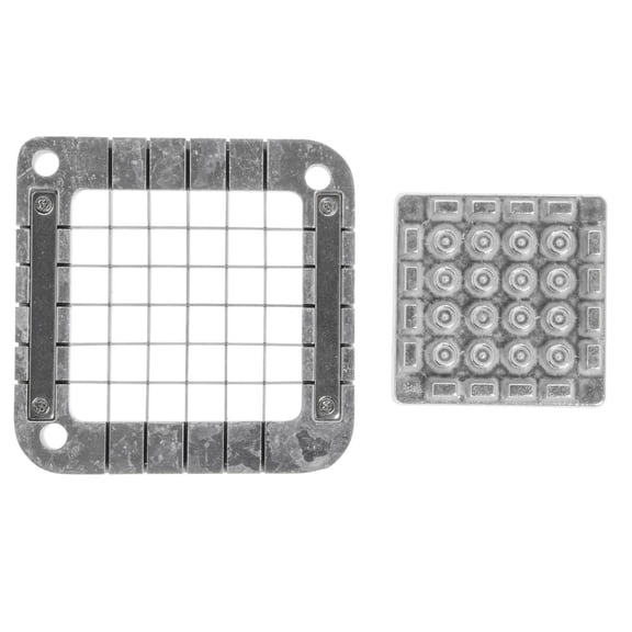 HUBERT Replacement French Fry Cutter Frame and Pusher Head 1/2" Cut - 5"L x 5"W x 1 1/4"H