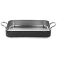 thumbnail image 1 of HUBERT® Roasting Pan 5-Ply Stainless Steel Black - 12 3/5"L x 10 1/4"W x 2 3/4"H, 1 of 7