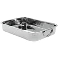 thumbnail image 1 of HUBERT Roasting Pan Stainless Steel with Hammered Finish - 10"L x 7 11/16"W x 2"H, 1 of 3