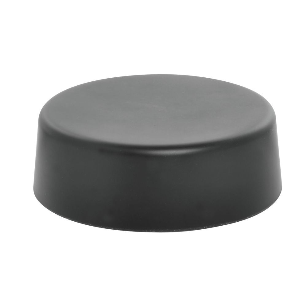 Round Black Bamboo Melamine Display Riser, 6" Diameter