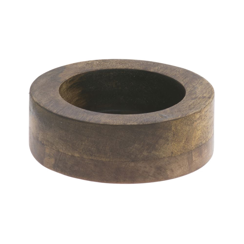 HUBERT® Round Mango Wood Riser - 6