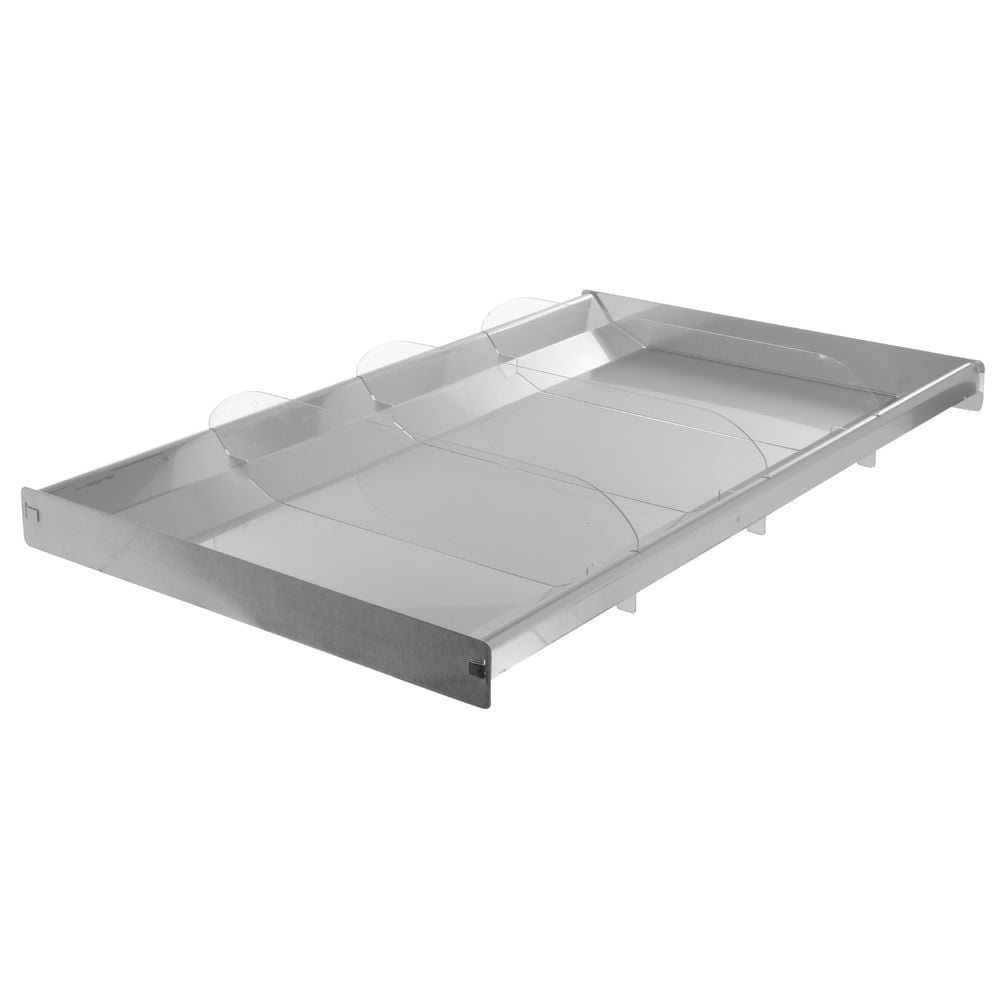 Hubert Stainless Steel Seafood Tray - 28.5"L X 10"W Reversible Merchandising Pan