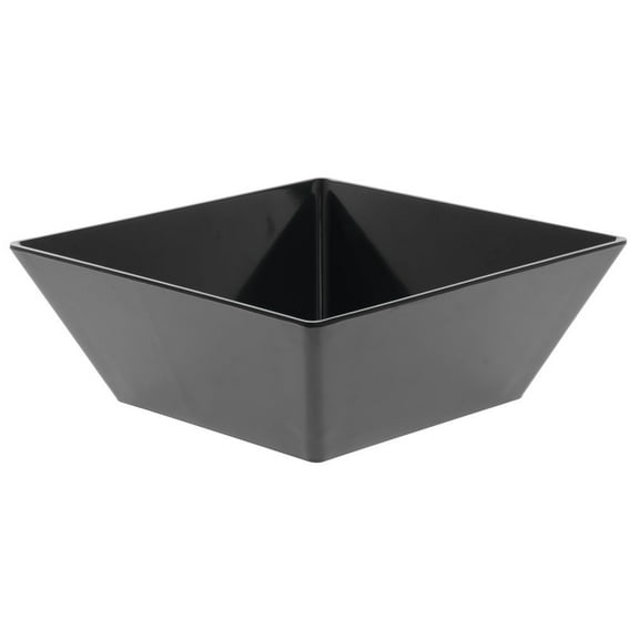 HUBERT® Serving Bowl Black Square Melamine 11 4/5 L