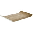 thumbnail image 1 of HUBERT® Serving Tray Wood-Look Melamine White and Light Brown - 14 1/8" L x 10 1/8" W x 1 1/5" H, 1 of 7
