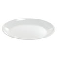 thumbnail image 1 of HUBERT® Shallow Serving Bowl White Melamine - 18" L x 11" W x 1 1/2" H, 1 of 5